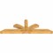 Ekena Millwork Richland Rough Sawn Timber Gable Bracket, Western Red Cedar, 96"W x 32"H x 6"D x 6"F, 8/12 Pitch GBW096X32X0606RIC00RWR - alternate 2